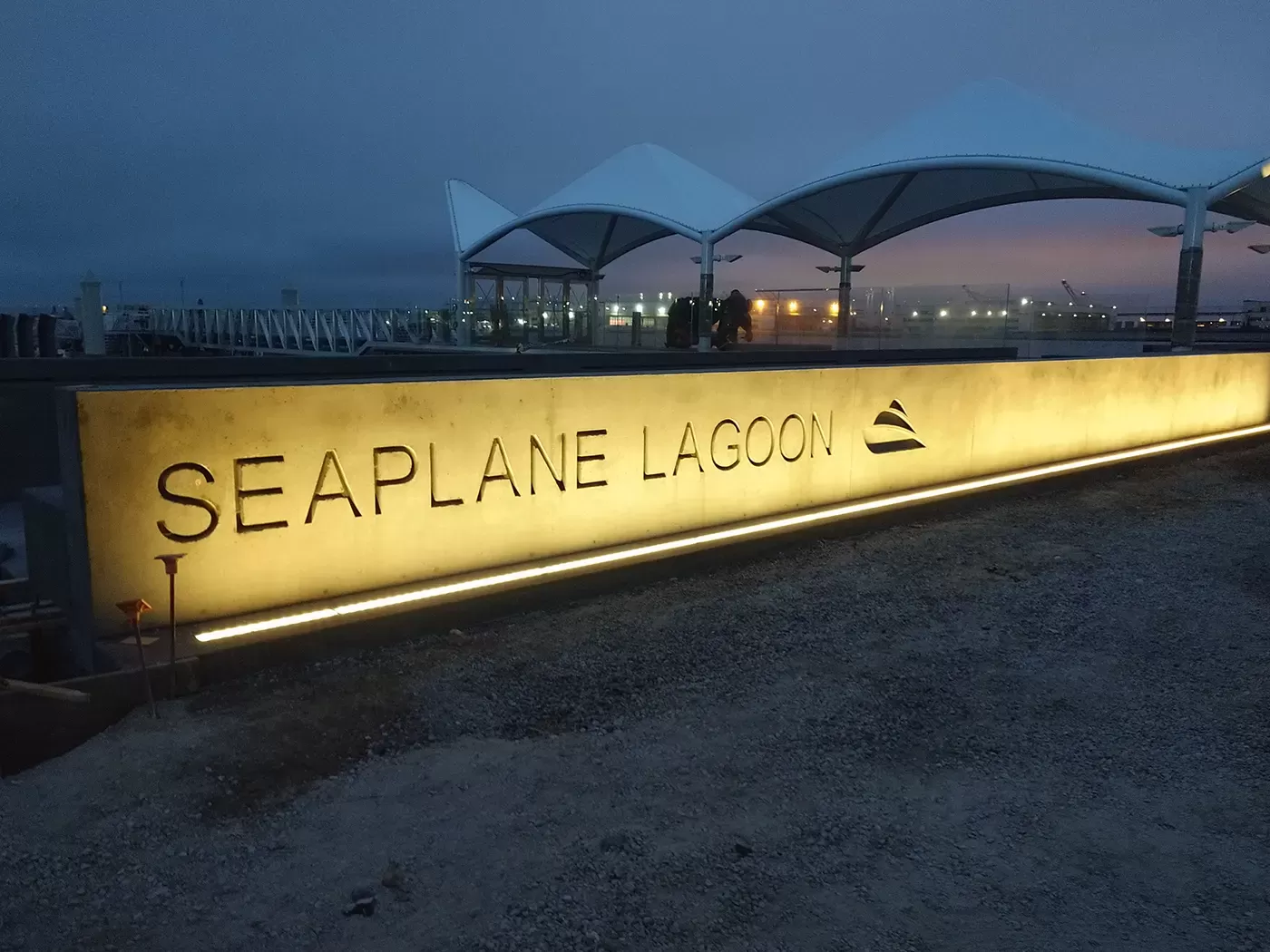 Seaplane Lagoon Signage