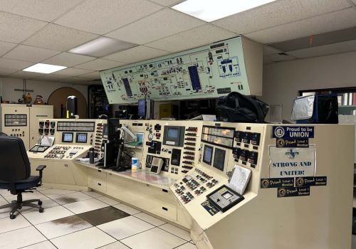 Control center at Central Contra Costa Sanitary District (CCCSD) Solids Handling Facility