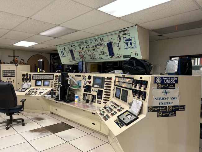 Control center at Central Contra Costa Sanitary District (CCCSD) Solids Handling Facility